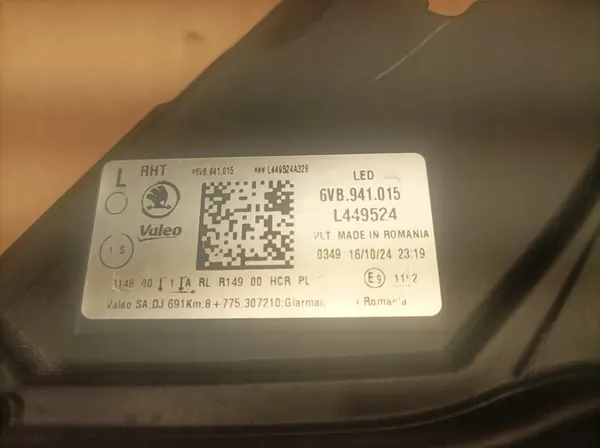 FABIA IV Farol Dianteiro Esquerdo 6VB941015 image 8