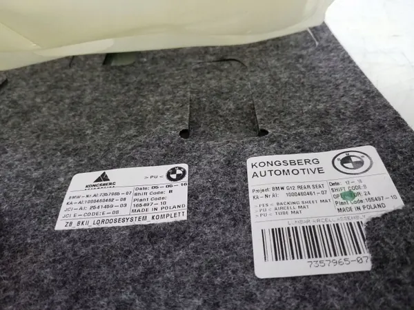 BMW Stoelmotor OEM 7357965 voor 7 Serie G11/G12 image 5