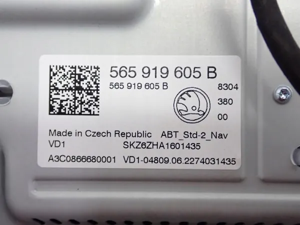 Unité d'affichage navigation OEM 3V0035820H pour Skoda Kodiaq image 6