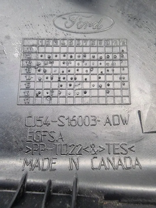 Protège-aile OEM CJ44N16003ADW pour Ford 2.0L Diesel image 4