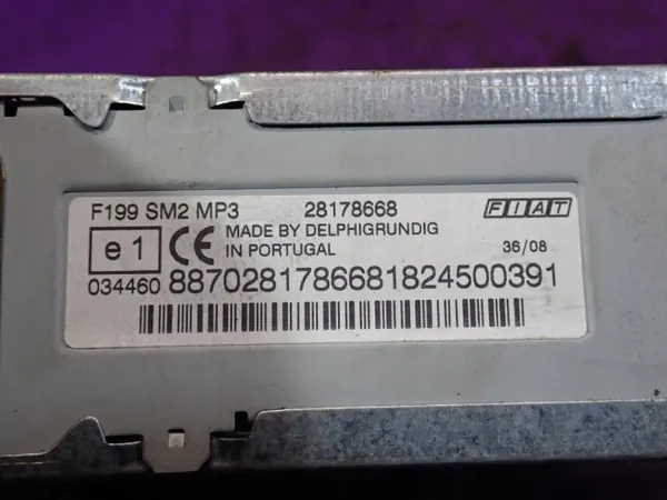 Radio CD Fiat Grande Punto OEM 7354918870 image 8