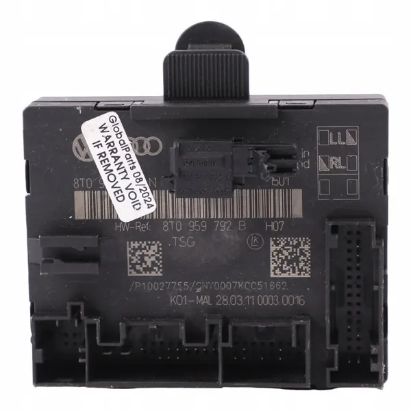 Audi A4 B8 Höger Framdörrs Styrenhet 8T0959792G image 6