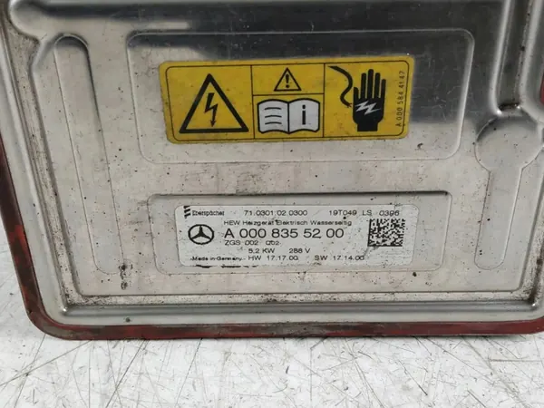 Mercedes-Benz jäähdytysnesteen lämmittäjä OEM A0008355200 image 5