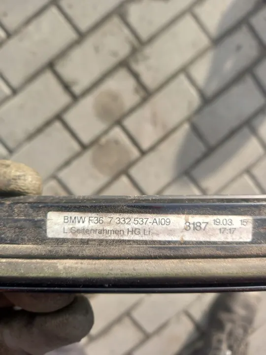 Moldagem de teto esquerda OEM 7332537 para BMW F36 image 4