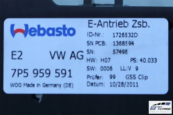 Teto Solar Audi A7 OEM bt-cars-1436 - Estado Usado image 7