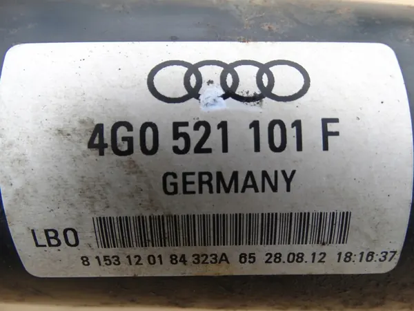 Drivaxel Audi A6 C7 A7 4G 3.0 TDI Quattro 2010-2018 OEM image 2