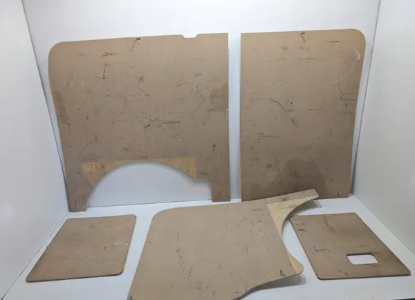 Kit paneles laterales VW T5 Lift OEM ZABUDOWA BOCZKI image 2
