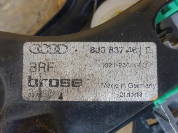 Mecanismo da Janela Esquerda AUDI TT 8J 06-14 8J0837461E image 3