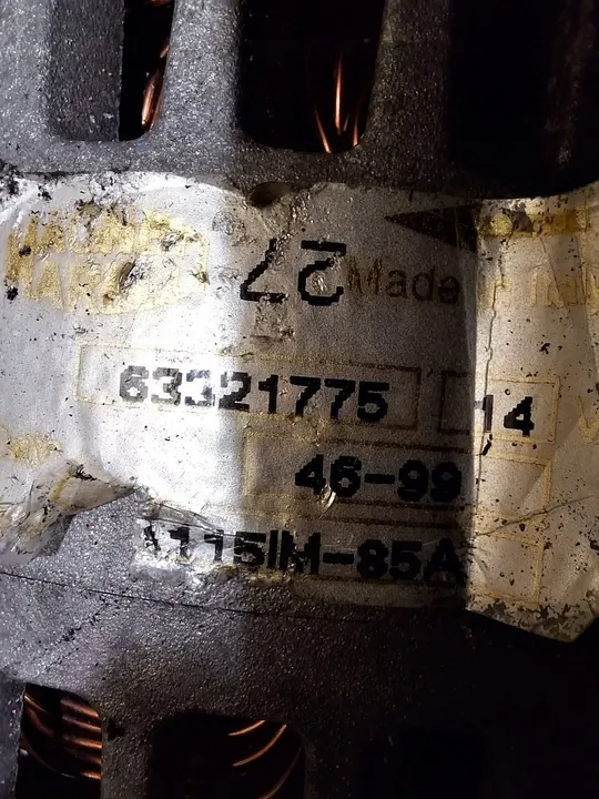 Vaihtovirtageneraattori Alfa Romeo Mito Lancia 1.4 Fiat 63321775 image 7