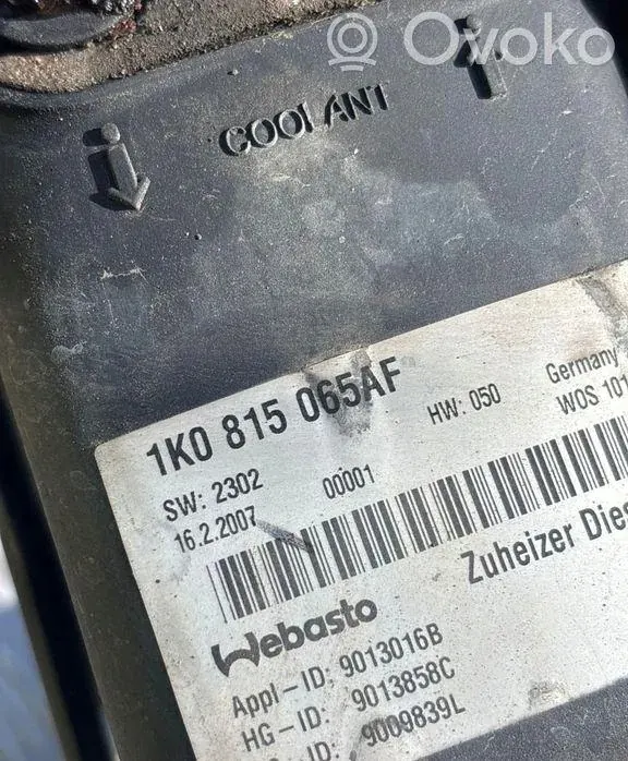Webasto VW Passat Variant B6 1.6L 75kW 2005 OEM 9013858C image 4