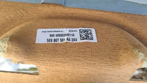 Plafonnier Skoda Octavia 3 OEM 5E9867501AA image 6