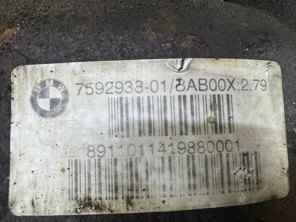 Hinterachsdifferential BMW X1 E84 2.0D 7592938 Übersetzung 2.79 image 3