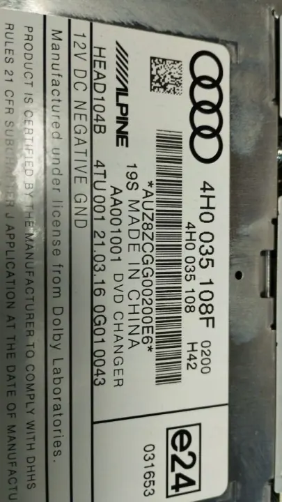 Audi DVD-Wechsler 4H0035108F für A8 D4 A6 A7 image 6