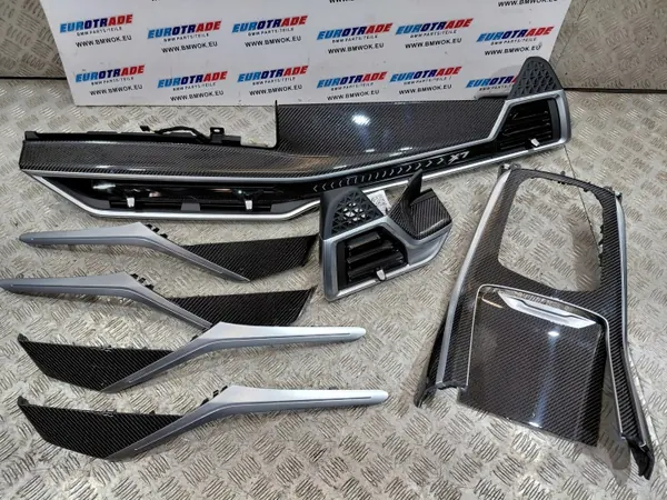 BMW X7 G07 LCI Garniture Porte Carbone OEM 8088433 image 2
