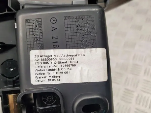 Cendrier Mercedes-Benz OEM A2186800850 - Occasion image 3
