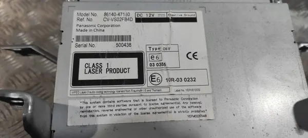 Toyota Prius III Radio & Navigationsmodul OEM 86140-47110 image 4