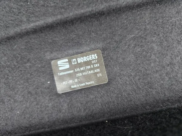 OEM 575867769B achterste bagageruimte plank voor Seat Ateca image 3