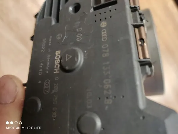 Corpo de borboleta ASN 078133062B Audi A4 B6 3.0 image 2