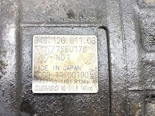 Compresseur AC OEM 94812601103 Porsche Panamera 4.8 image 4
