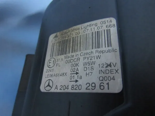 Linker Mercedes W204 Bi-Xenon Koplamp Europa image 7