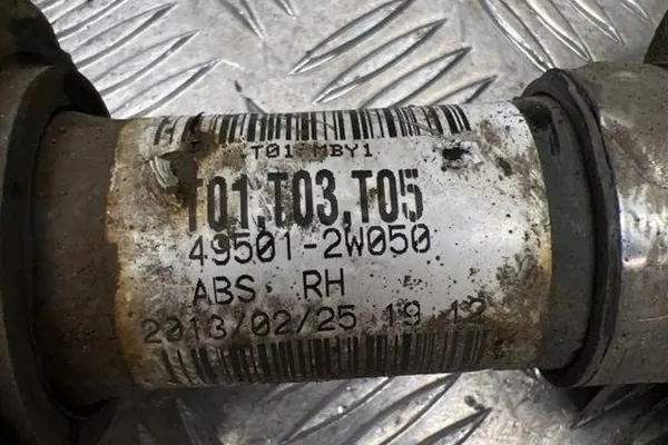 Höger Främre Halvaxel HYUNDAI SANTA FÉ III 2.2L diesel OEM image 2