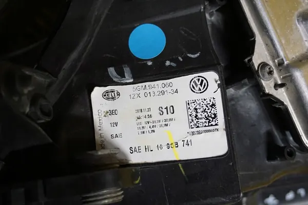 VW GOLF 7 2018-2020 FAROL LED DIREITO USA 5GM941060 S10 image 10