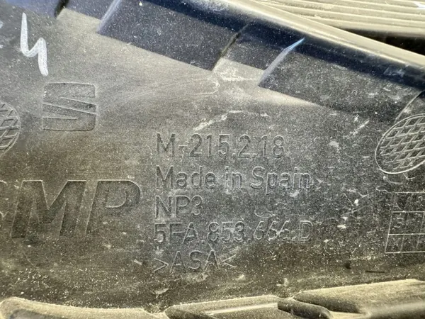 Rechte untere Frontstoßstangengitter OEM 5FA853666D9B9 image 5