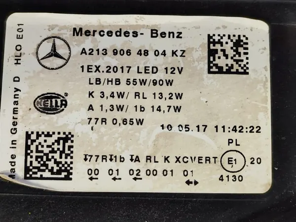 MERCEDES E-KLASSE W213 MULTIBEAM VOOR EUROPA FULL LED image 5