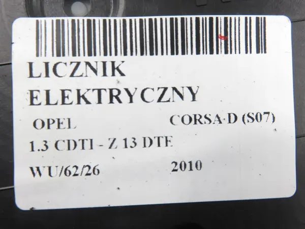 Tacho Opel Corsa D 1.3 CDTI OEM P0013316504QZ image 7
