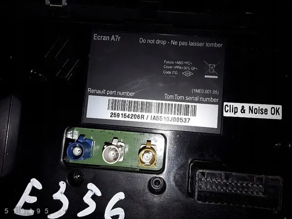 Écran d'affichage Renault Scenic OEM 259154206r image 6