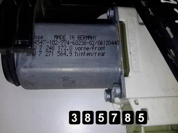BMW Raamregelaar OEM 7182122 voor 5 Serie F11 image 5