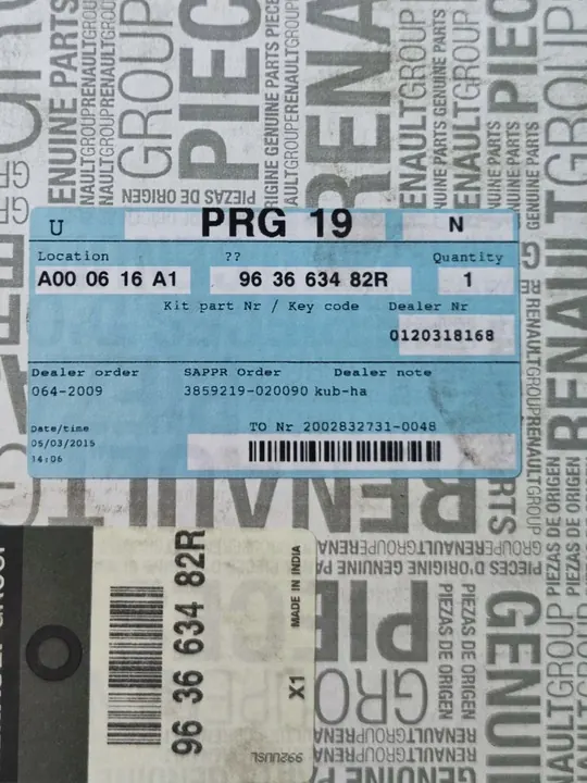 INSERT DI SPECCHIO SINISTRO DACIA DUSTER DOKKER 963663482R image 4