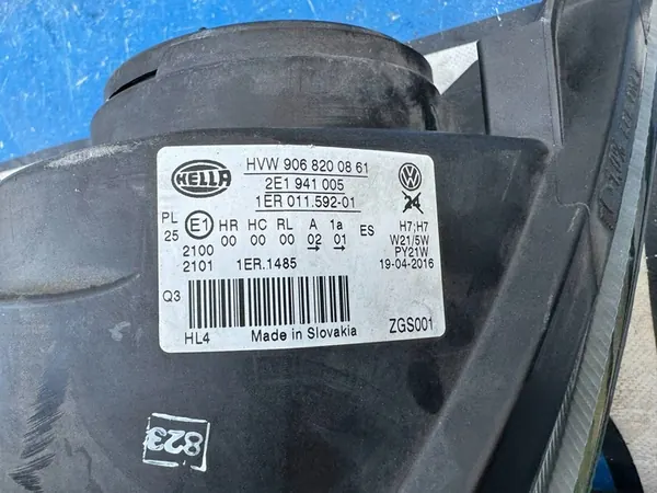 VW Crafter Lift 11-16 Vasemman Etuvalon 2E1941005 image 5