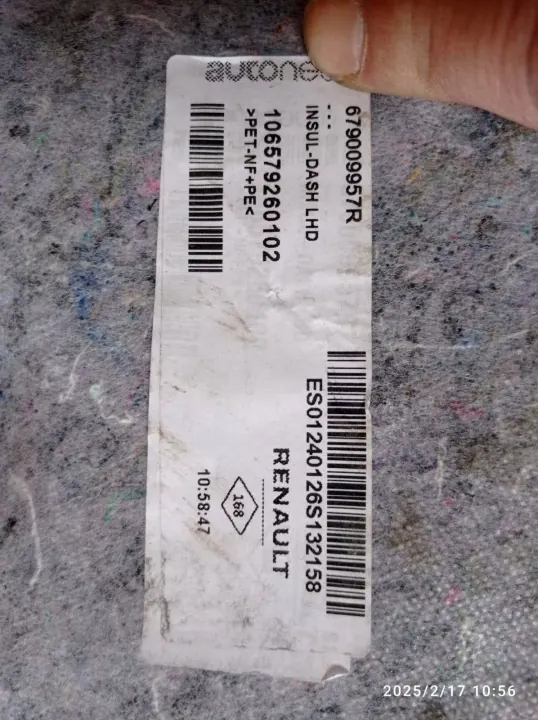 Scheidingswand Renault Rafale OEM 679009957R image 3