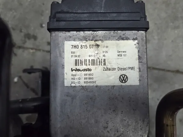 Webasto hulpverwarming VW T5 OEM 7H0815071B image 3
