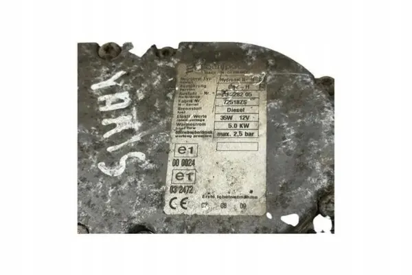 Webasto Lämmitys OEM 72518ZS Toyota Yaris 2005 image 5