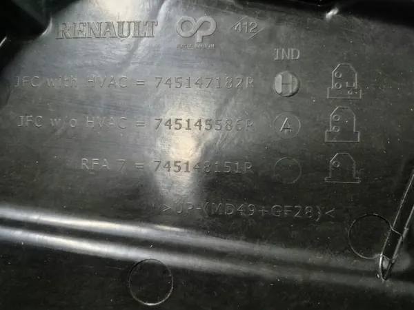 Renault OE Kofferraumbodenabdeckung für Espace V - Gebraucht image 6