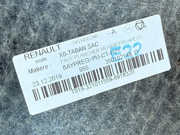 Estante de maletero OEM 745140524R para Renault Clio V HB image 3