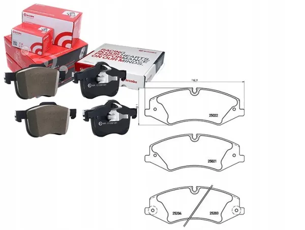 Brembo P 44 022 Remblokset, schijfremmen image 5
