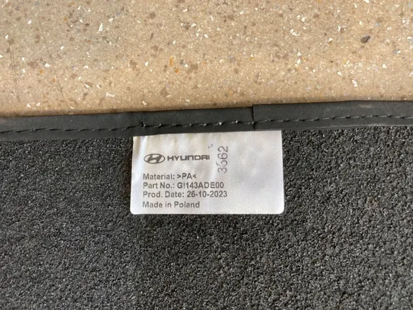 Tapis auto Hyundai Ioniq 5 Set OEM GI143ADE00 image 10