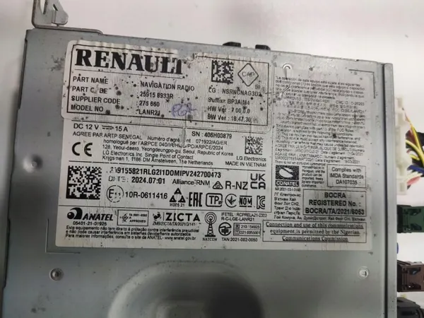 Radio Navigation OEM 259158933R Renault Captur d'usine image 4