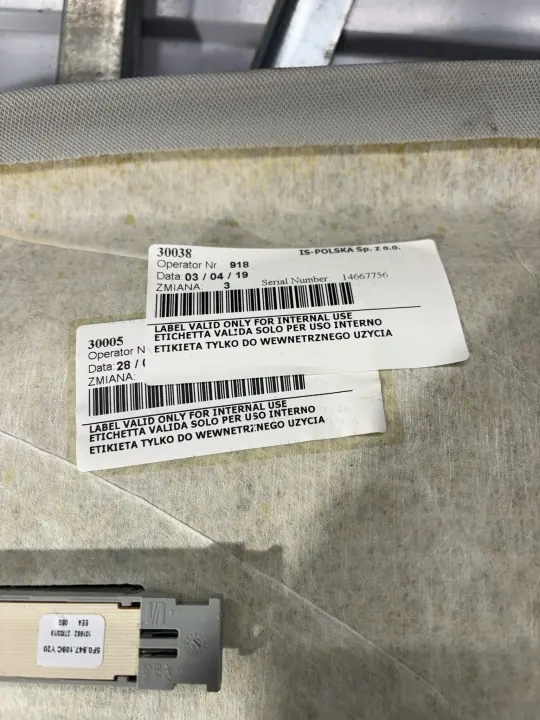 Plafonnier Skoda Superb III OEM 3V9867501J Occasion image 8