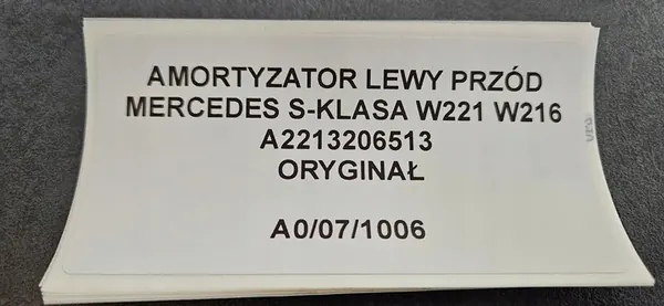 ABC Stötdämpare Vänster Fram Mercedes S-Klass W221 W216 A2213206513 image 10