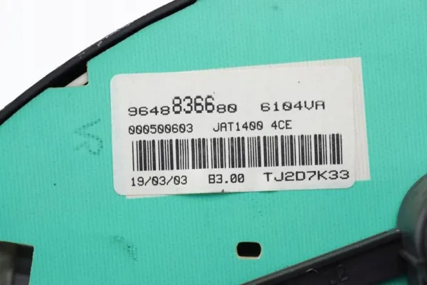Cuentakilómetros OEM 9648836680 para Peugeot 206 1.1 image 5