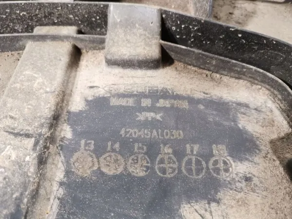 FBZ12588 OEM Unterbodenschutz für Subaru Outback image 3