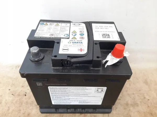 BMW OEM CATPOL 24393 AGM Accu 12V 50Ah 570A image 2