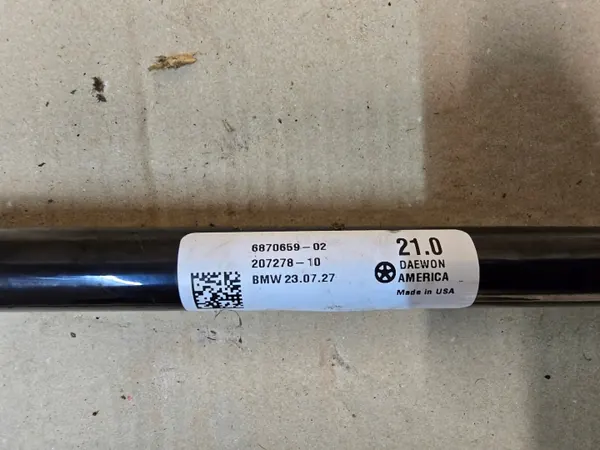 BMW Achterstabilisatiestang OEM 6870659 - Gebruikt image 4