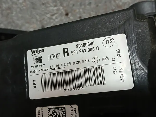 SEAT OE 5F1941008G Farol Dianteiro Direito image 9