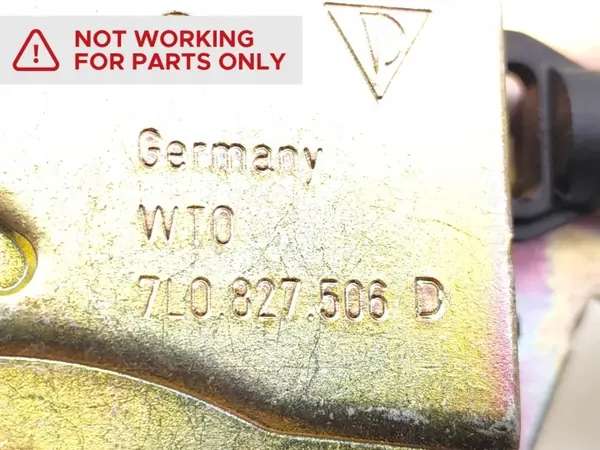 VW Touareg bakluckelåsaktor OEM 7L0827506D image 7