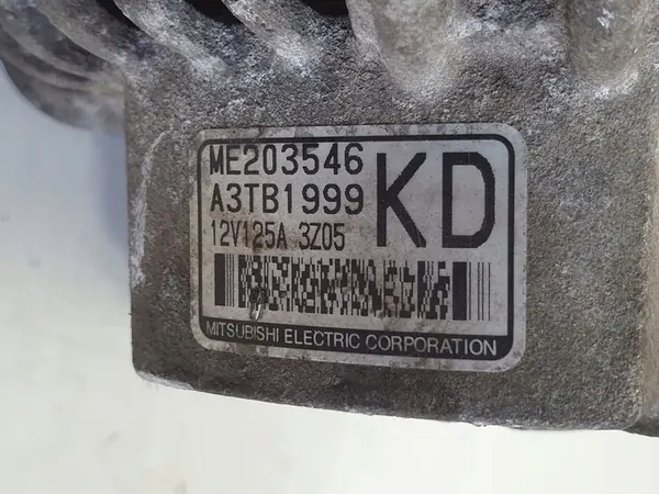 ALTERNATOR MITSUBISHI PAJERO III 3.2 DID ME203546 image 2